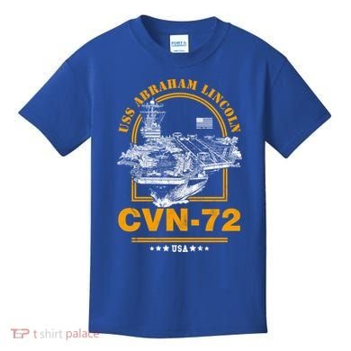 Cvncute Gift72 Uss Abraham Lincoln Gift Kids T-Shirt