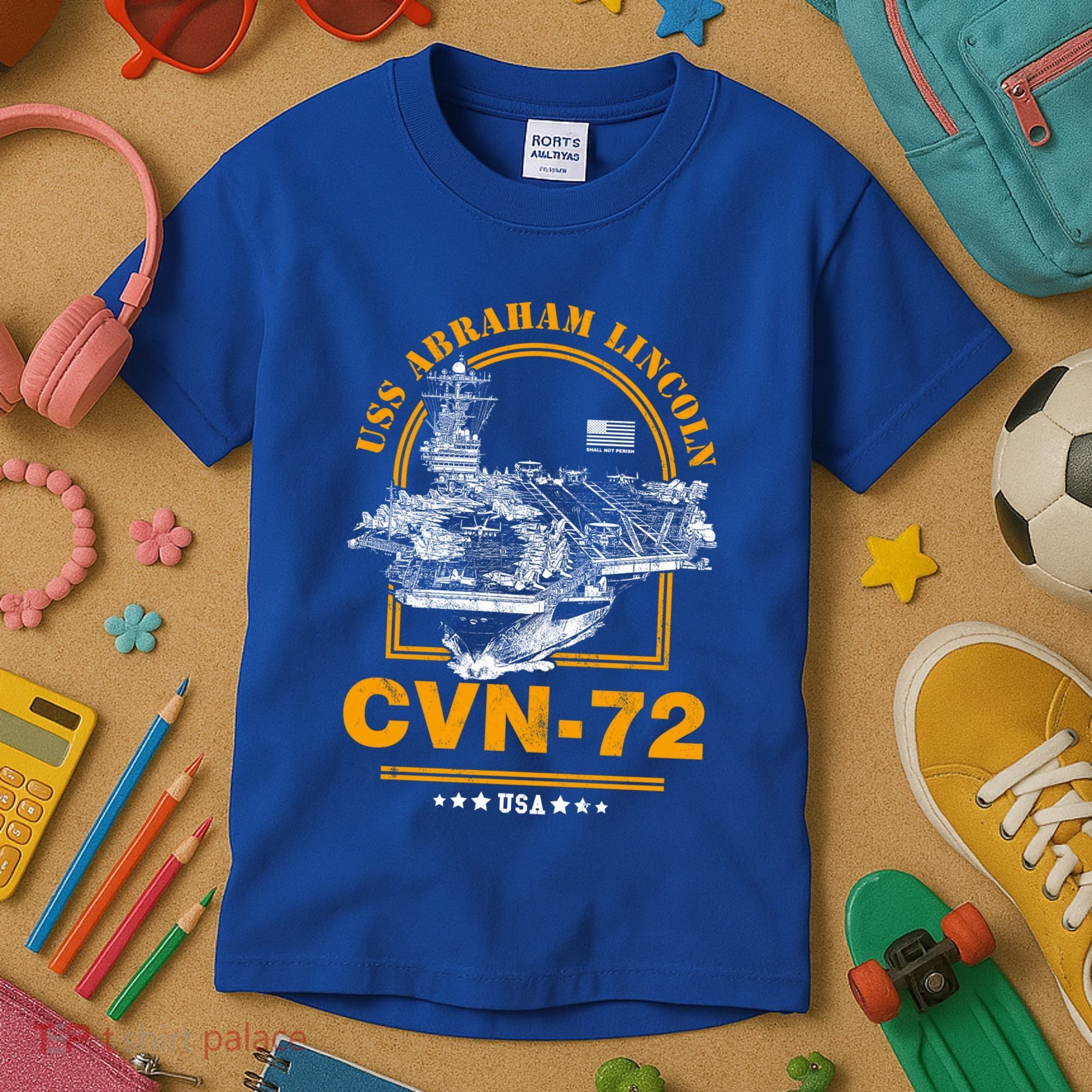 Cvncute Gift72 Uss Abraham Lincoln Gift Kids T-Shirt
