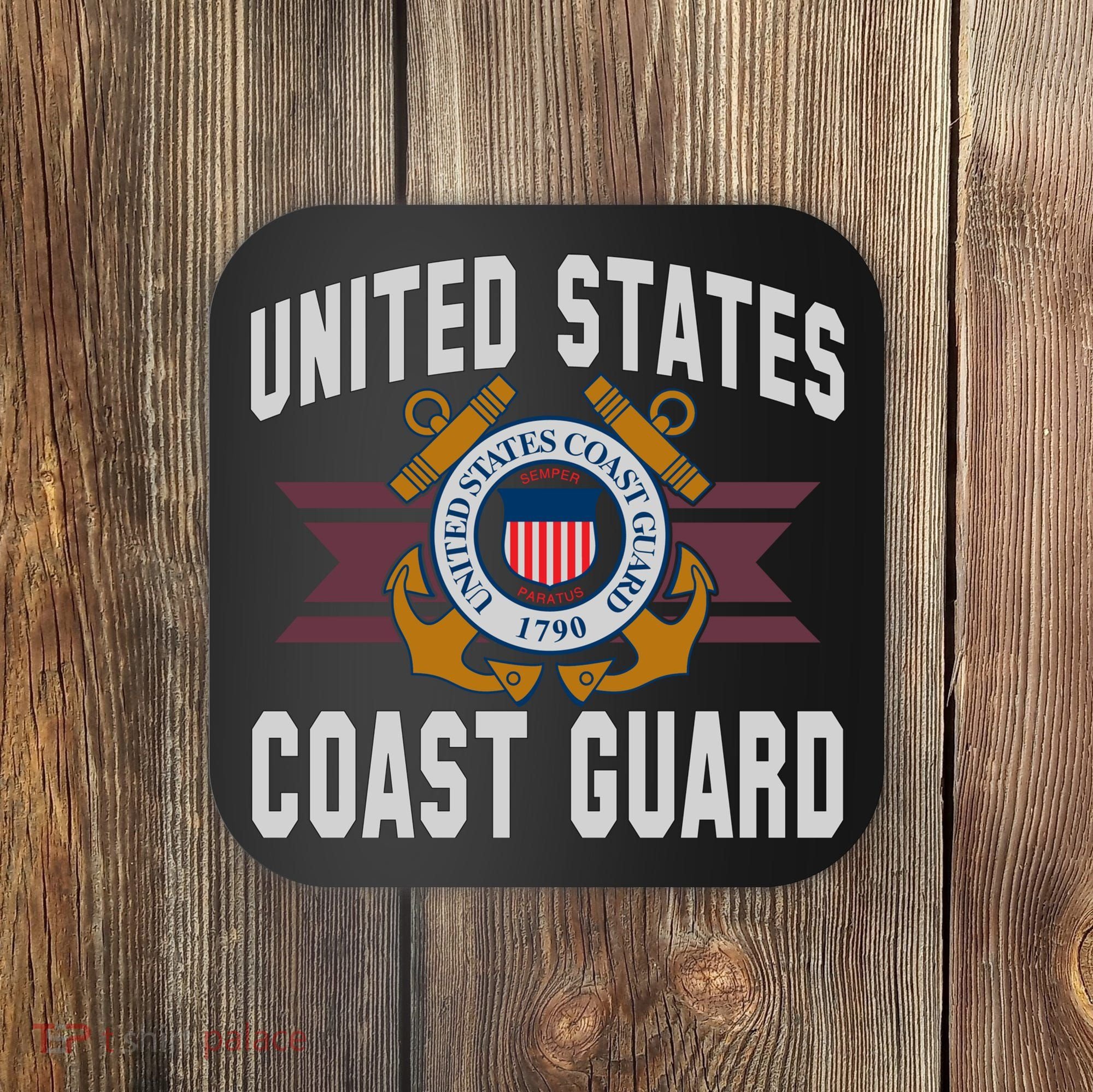 Coast Guard Veteran 4 Coaster