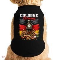 Cologne Germany Vacation Travel Souvenir German Flag Doggie Tank thumb 0