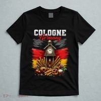 Cologne Germany Vacation Travel Souvenir German Flag T-Shirt thumb 5