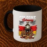 Cologne Germany Vacation Travel Souvenir German Flag Coffee Mug thumb 2
