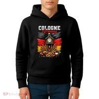 Cologne Germany Vacation Travel Souvenir German Flag Kids Hoodie thumb 4
