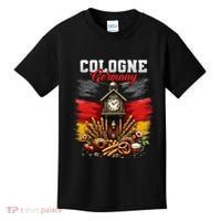 Cologne Germany Vacation Travel Souvenir German Flag Kids T-Shirt thumb 0