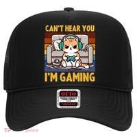 Cat Gamer Video Games Gaming I CanT Hear You IM Gaming Cool Gift Hat thumb 0