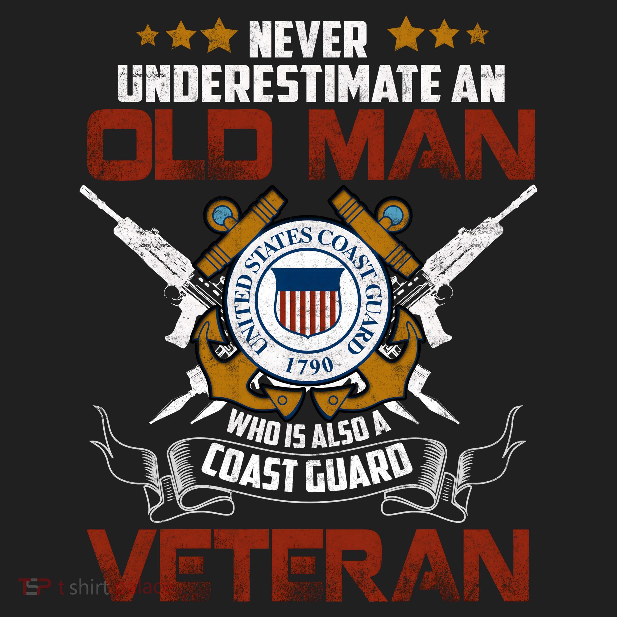 Coast Guard Veteran Never Underestimate Veteran's Day Women's Sweatshirt