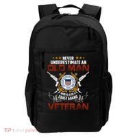 Coast Guard Veteran Never Underestimate Veteran's Day Backpack thumb 0