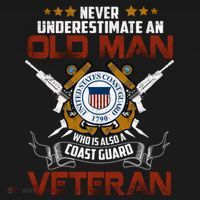 Coast Guard Veteran Never Underestimate Veteran's Day Women's Tank Top thumb 5