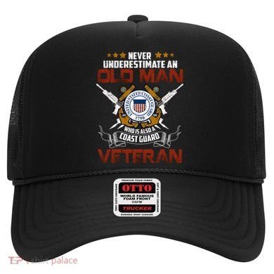 Coast Guard Veteran Never Underestimate Veteran's Day Hat