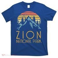 Cool Gift Vintage Retro Zion National Park Utah Gift T-Shirt thumb 0