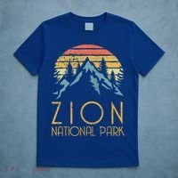 Cool Gift Vintage Retro Zion National Park Utah Gift T-Shirt thumb 5