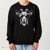 Cool Goat With Sunglasses Women's Sweatshirt thumb 0