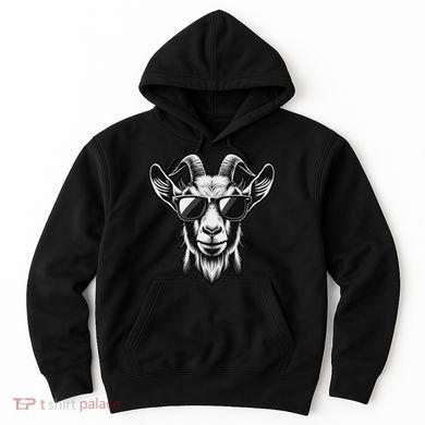 Cool Goat With Sunglasses Hoodie