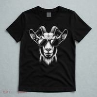 Cool Goat With Sunglasses T-Shirt thumb 5
