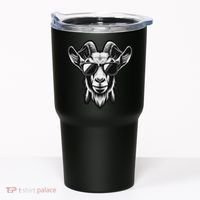 Cool Goat With Sunglasses Tumbler thumb 0