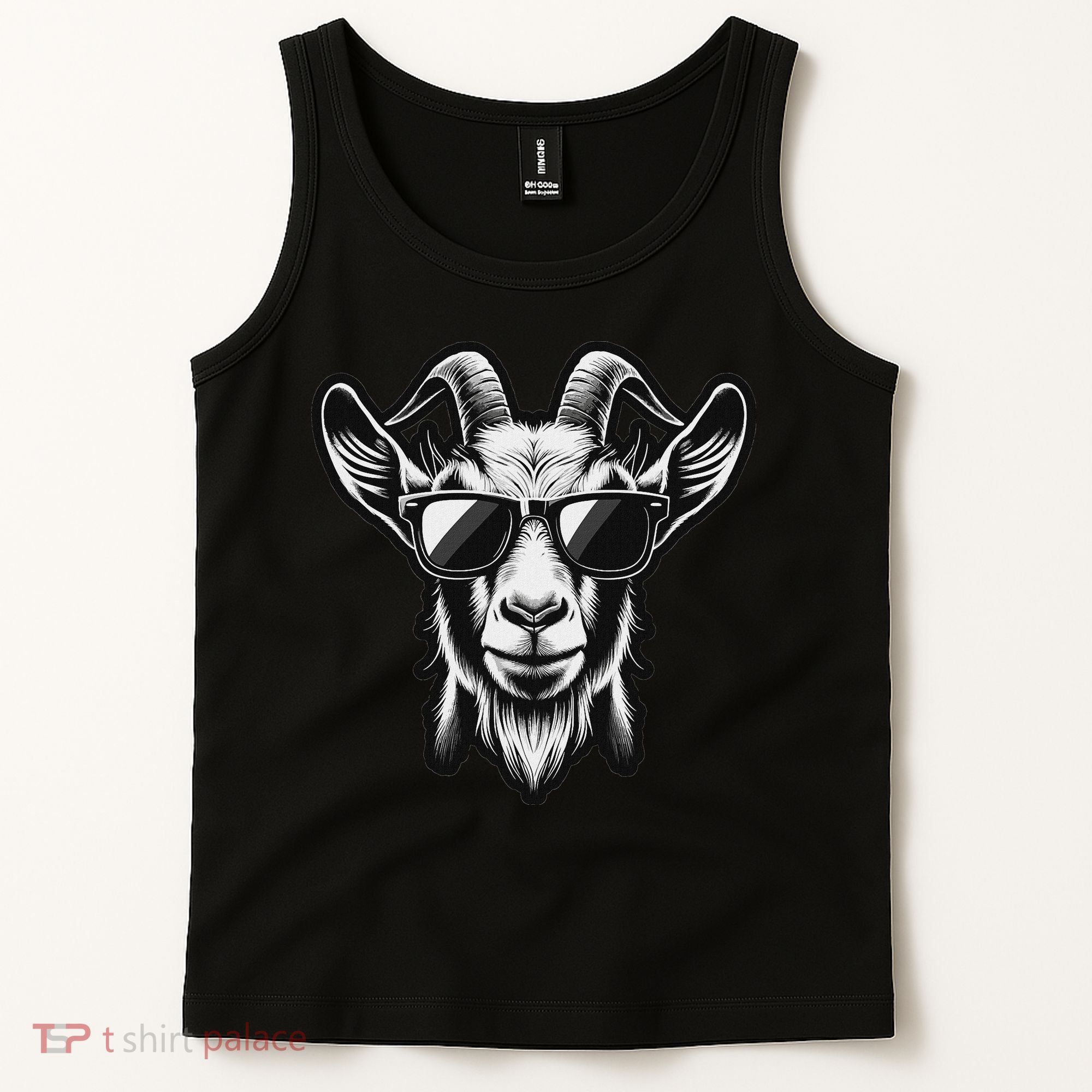 Cool Goat With Sunglasses Tank Top
