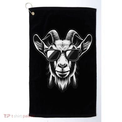 Cool Goat With Sunglasses Golf Towel