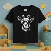 Cool Goat With Sunglasses Toddler T-Shirt thumb 3