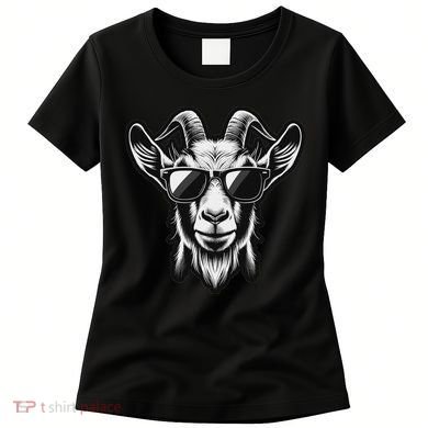 Cool Goat With Sunglasses Women's T-Shirt