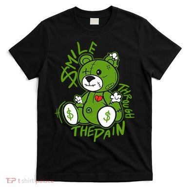 Chlorophyll Green White Color Match T-Shirt