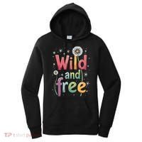 cute gift Wild and Free Dandelion Flowers Wildflower Dandelion Rainbow  Women's Hoodie thumb 0