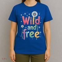 cute gift Wild and Free Dandelion Flowers Wildflower Dandelion Rainbow  T-Shirt thumb 4