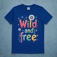 cute gift Wild and Free Dandelion Flowers Wildflower Dandelion Rainbow  T-Shirt thumb 5