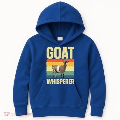 Cool Goat Whisperer Kids Hoodie