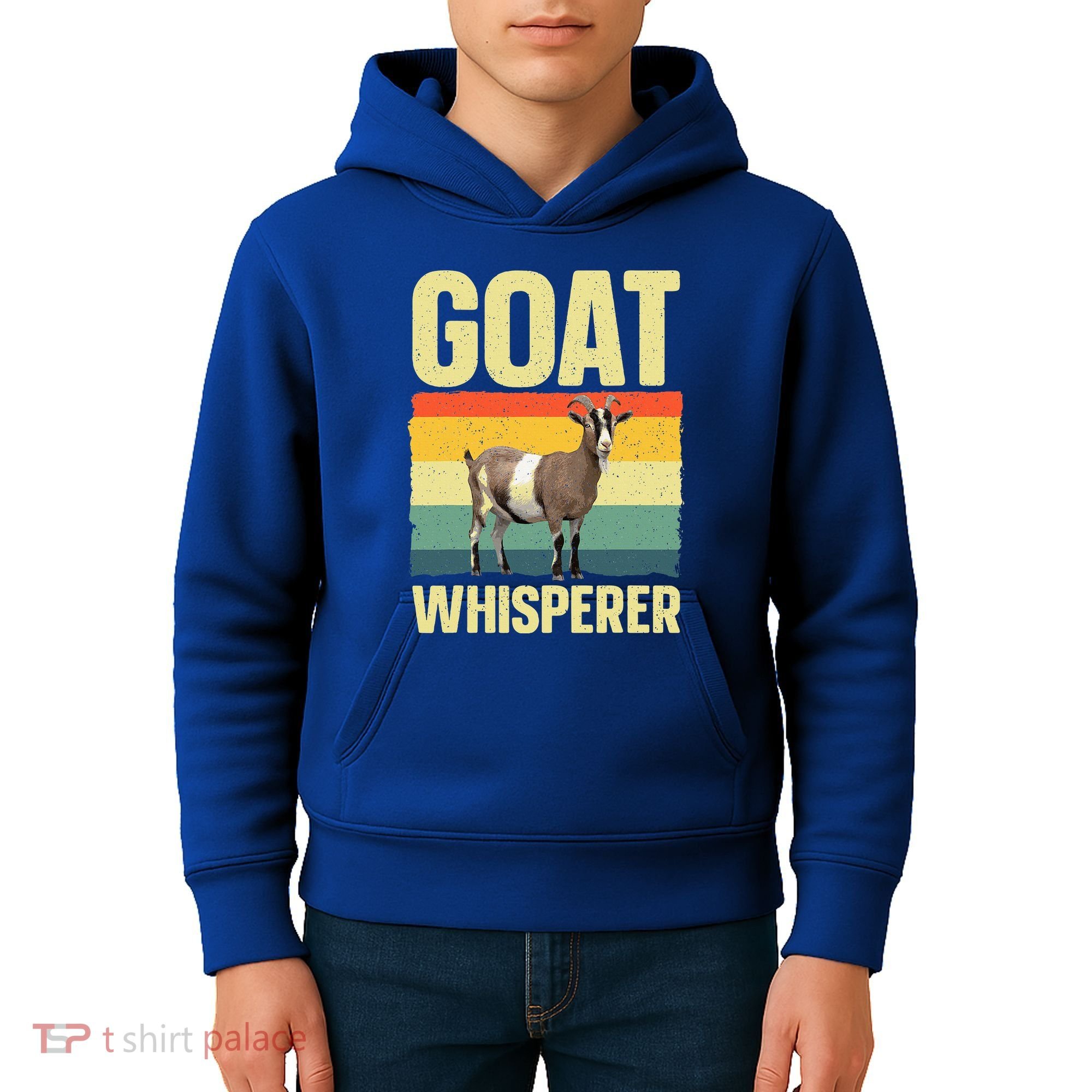 Cool Goat Whisperer Kids Hoodie