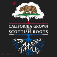 California Grown With Scottish Roots Funny Gift Scotland Gift Beanie thumb 2