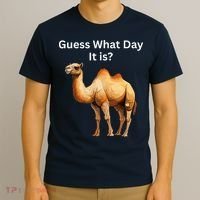 Camel Guess What Day It Is Wednesday Hump Day Camel  T-Shirt thumb 3