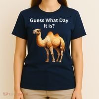 Camel Guess What Day It Is Wednesday Hump Day Camel  T-Shirt thumb 4
