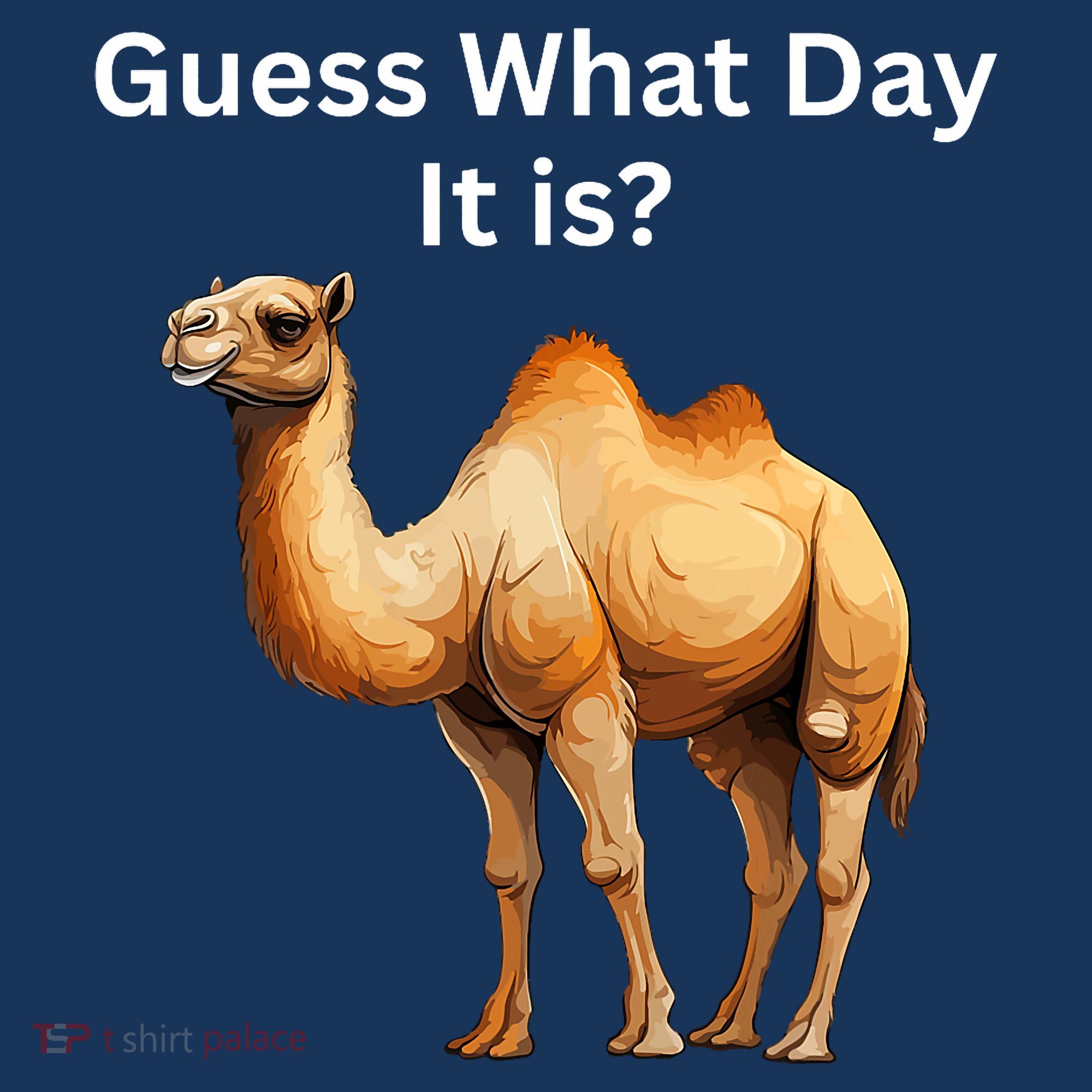 Camel Guess What Day It Is Wednesday Hump Day Camel  Women's Tank Top