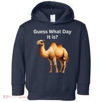 Camel Guess What Day It Is Wednesday Hump Day Camel  Toddler Hoodie thumb 0