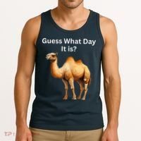 Camel Guess What Day It Is Wednesday Hump Day Camel  Tank Top thumb 3