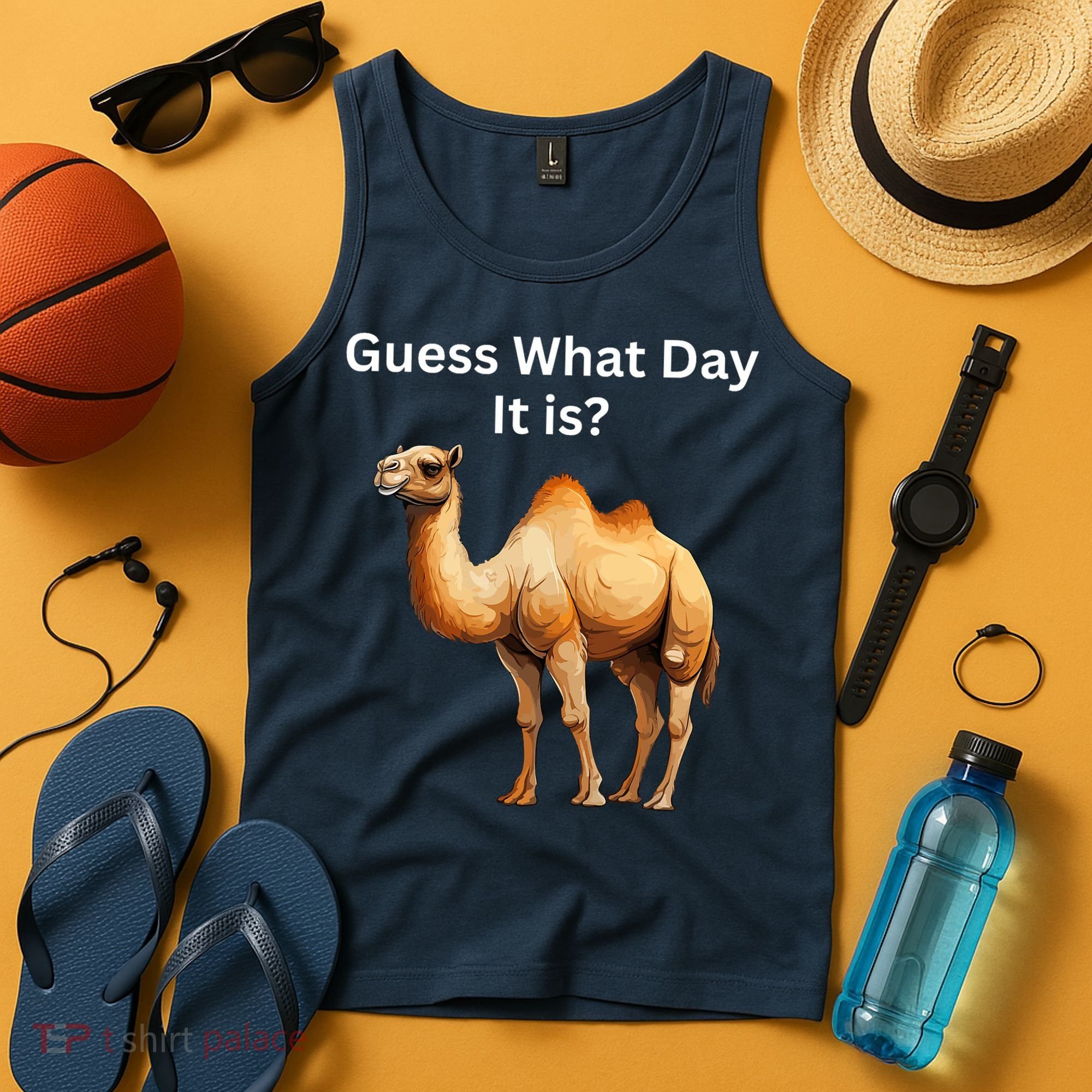 Camel Guess What Day It Is Wednesday Hump Day Camel  Tank Top