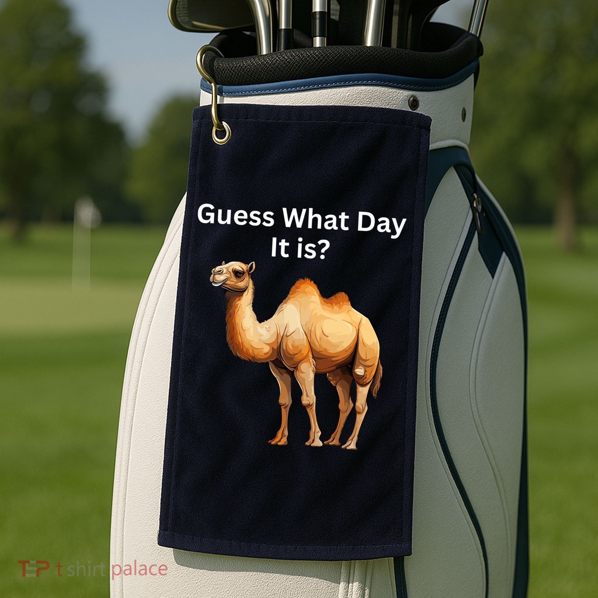 Camel Guess What Day It Is Wednesday Hump Day Camel  Golf Towel