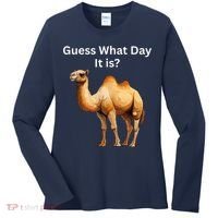 Camel Guess What Day It Is Wednesday Hump Day Camel  Women's Long Sleeve Shirt thumb 0