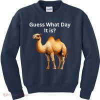 Camel Guess What Day It Is Wednesday Hump Day Camel  Kids Sweatshirt thumb 0