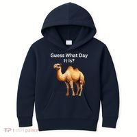 Camel Guess What Day It Is Wednesday Hump Day Camel  Kids Hoodie thumb 0