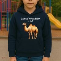 Camel Guess What Day It Is Wednesday Hump Day Camel  Kids Hoodie thumb 3