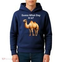 Camel Guess What Day It Is Wednesday Hump Day Camel  Kids Hoodie thumb 4