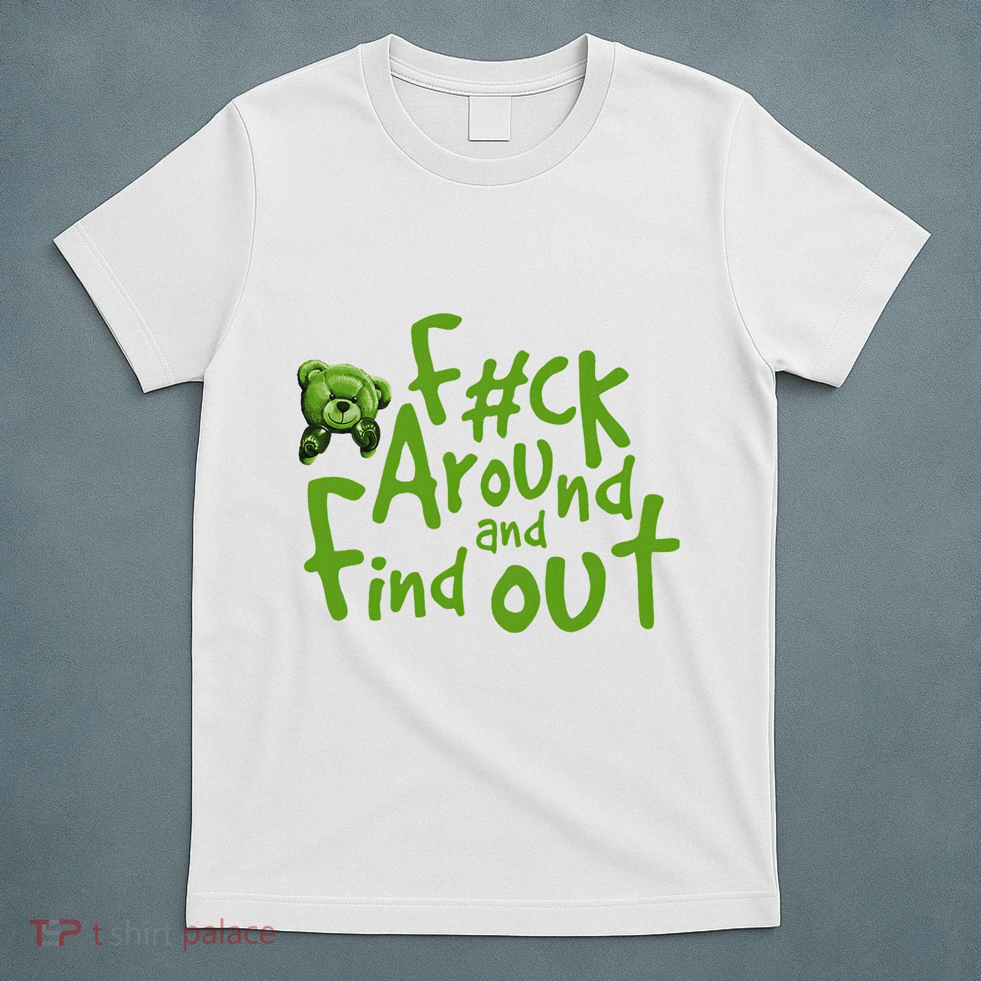 Chlorophyll Green White Color Match T-Shirt
