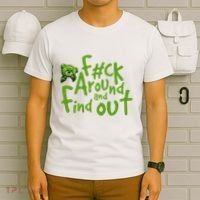 Chlorophyll Green White Color Match T-Shirt thumb 6