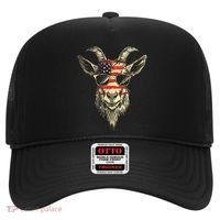 Cool Goat With Sunglasses And Usa Flag Hat thumb 0