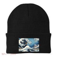 Capybara Great Wave Of Kanagawa Beanie thumb 0