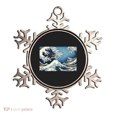 Capybara Great Wave Of Kanagawa Ornament