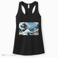 Capybara Great Wave Of Kanagawa Women's Tank Top thumb 0