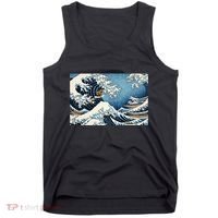 Capybara Great Wave Of Kanagawa Tank Top thumb 0