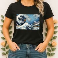 Capybara Great Wave Of Kanagawa Women's T-Shirt thumb 2